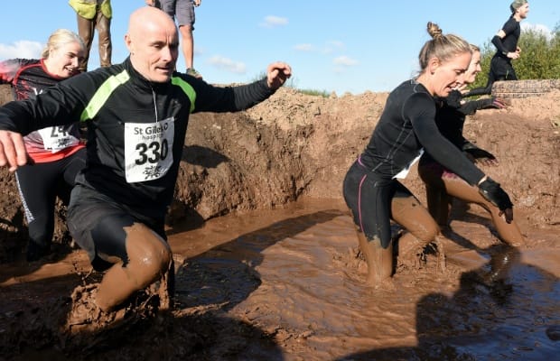 The St Giles Hospice mud run