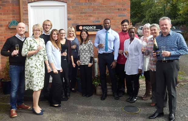 Members of the Espace Europe team set to benefit from the new employee ownership model