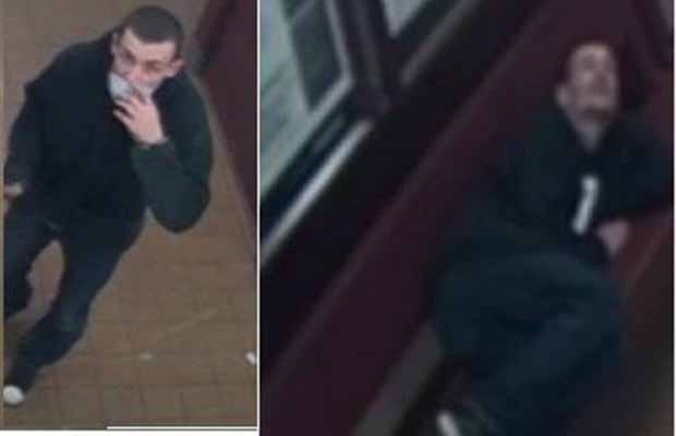 The man who damaged Lichfield City railway station caught on camera
