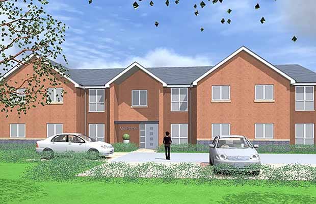 An artist's impression of the new development in Burntwood