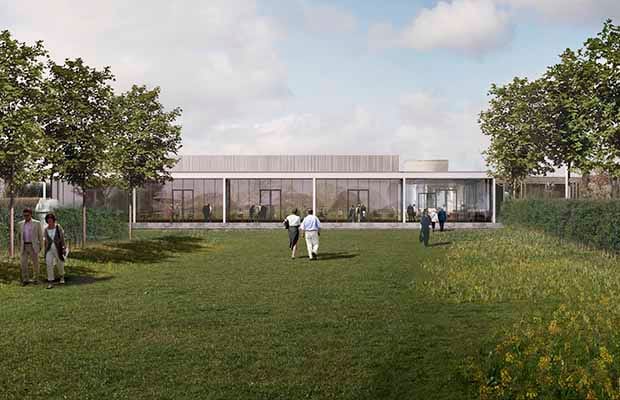 An artist's impression of the new building