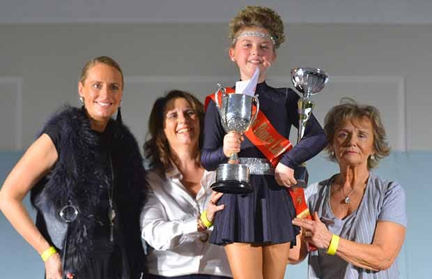 Heidi Hawkes with her teachers Fiona, Siobhan and Annie Kidd