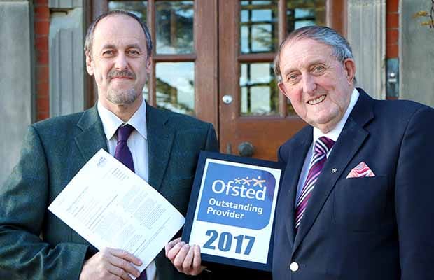 Headteacher Dr Daryl Brown and school principal Dr Neville Brown