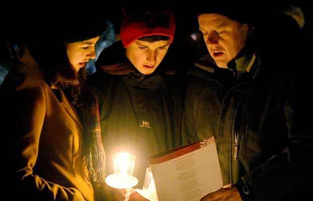 Carols by Candlelight at the National Memorial Arboretum