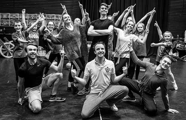 Rehearsals for Aladdin at the Lichfield Garrick