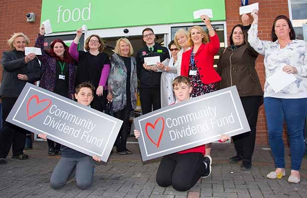 Representatives from some of the groups that have benefited from the Community Dividend Fund