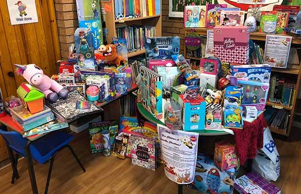 Some of the gifts donated to the Spark centre's appeal