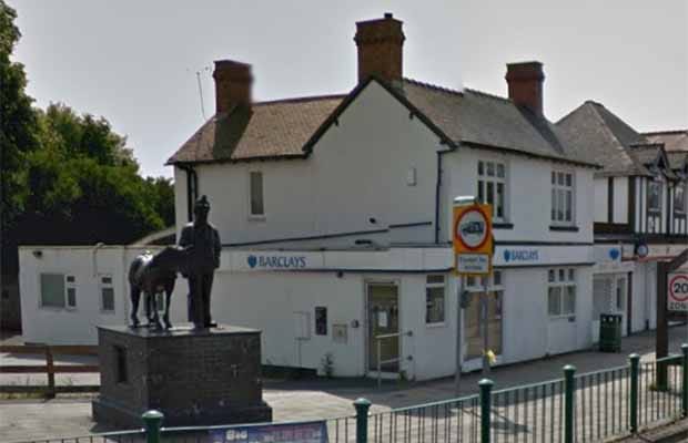 The Barclays branch in Burntwood. Pic: Google Streetview