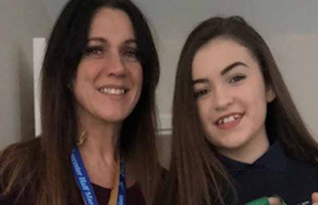 Jayne Whitehouse and her daughter Faith