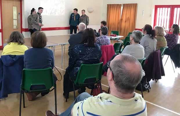 Lichfield Explorers pitch at microfunding event, Lichfield Soup