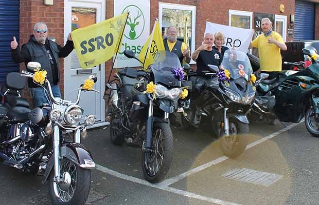 Bikers getting ready for the annual Stephen Sutton Ride Out