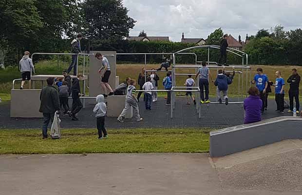 Parkour in Burntwood