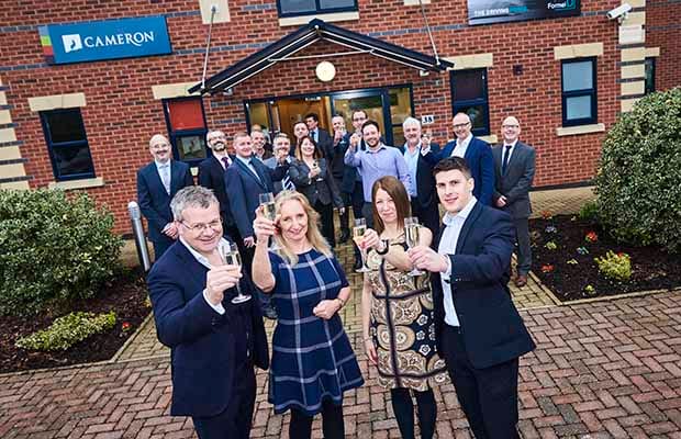 The launch of the new Cameron Homes office