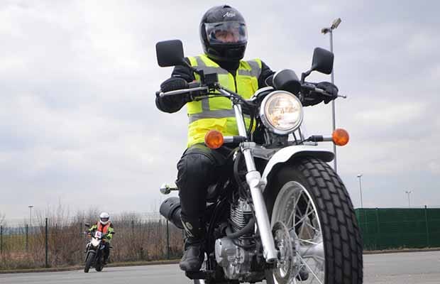 Bikers taking their CBT