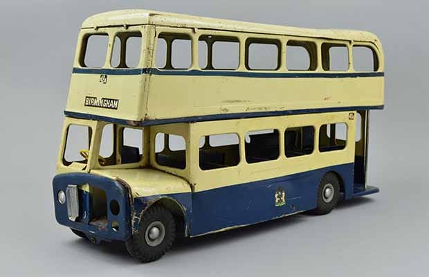 The toy bus going up for auction