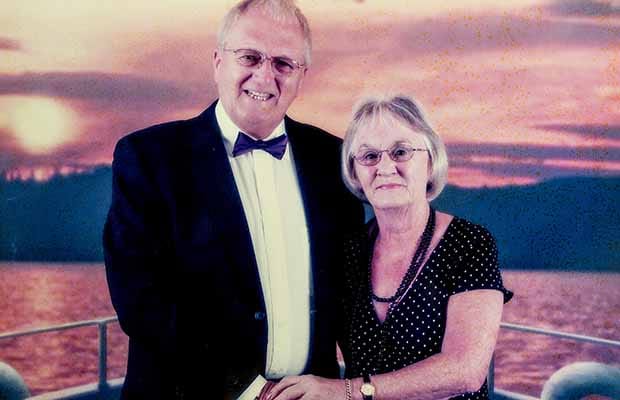 Ken Hood with his wife Maureen