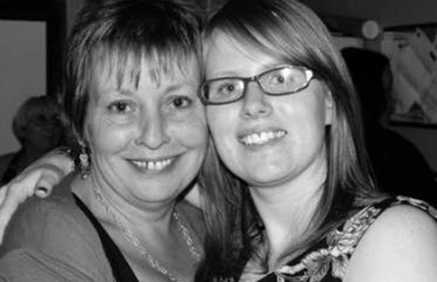 Rachel McLarney with her mother Lesley
