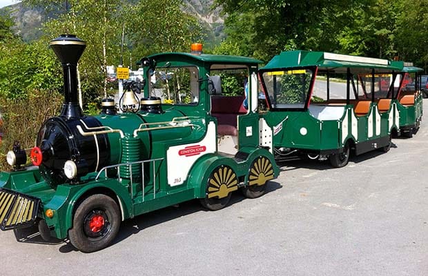 The land train that will run as part of the Lichfield Festival