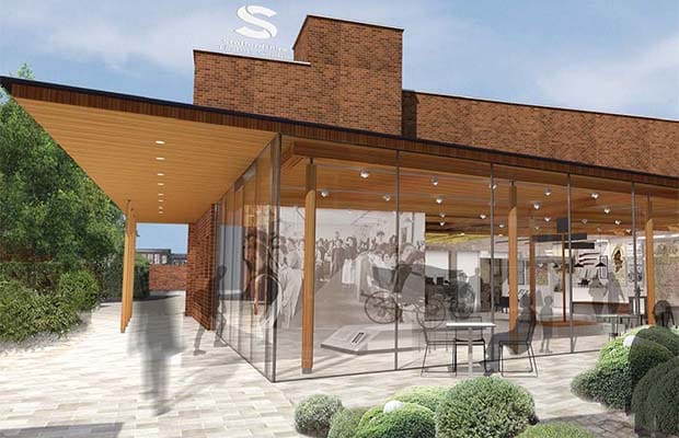 An artist's impression of the new Staffordshire History Centre