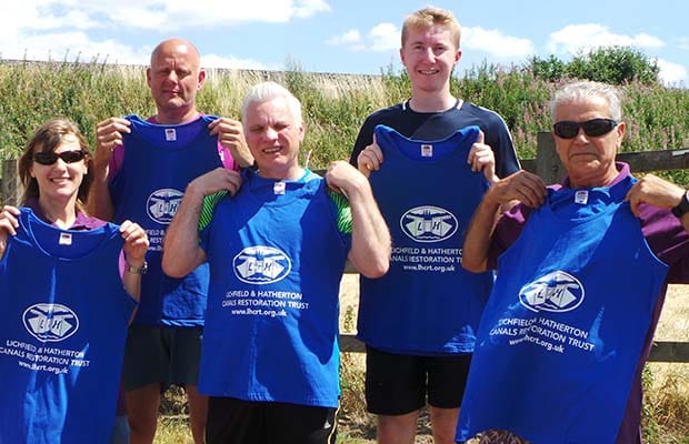 The runners with their Lichfield 10k vests