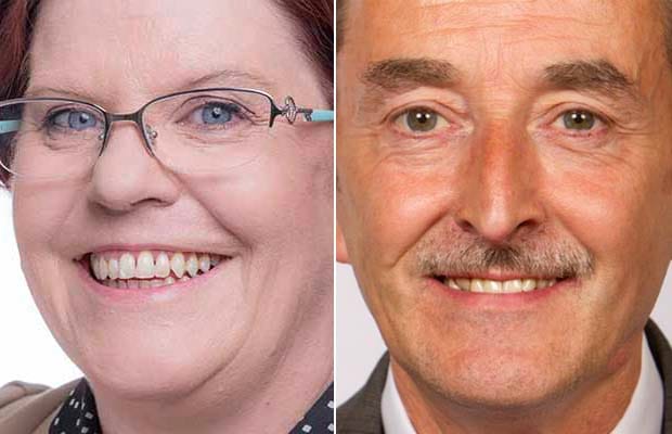 Joanne Grange and Mike Wilcox