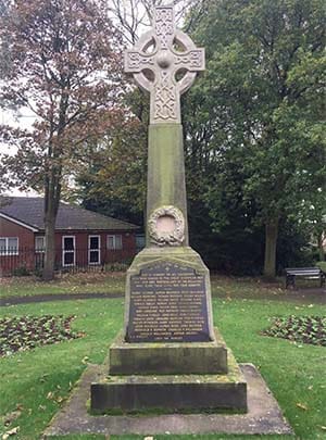 The war memorial in Chasetown