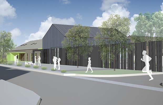 An artist's impression of the new Streethay Primary School building