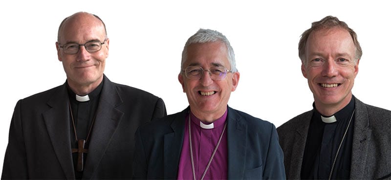 Bishops Geoff Annas, Michael Ipgrave and Clive Gregory