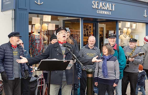 The Lichfield Lighthouse Company at the opening of Seasalt in the city centre