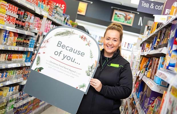 The launch of the Christmas Foodbank Appeal