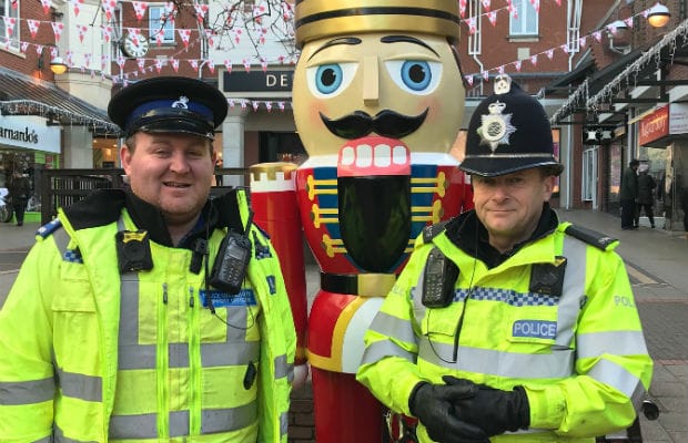 Police at the launch of Operation Citadel