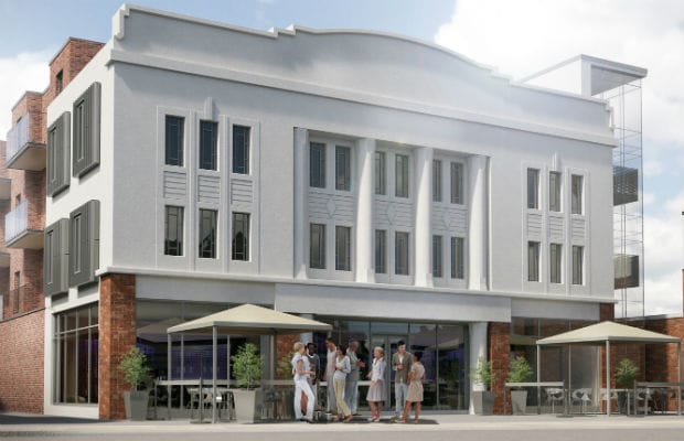 An artist's impression of the Old Picture House development