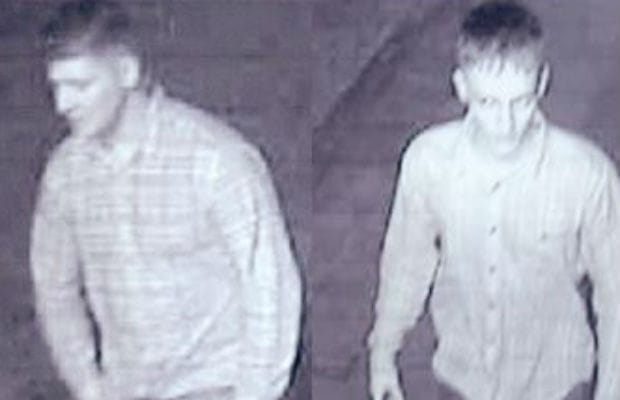 Two men police want to speak to in connection with the attack