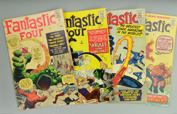 Some of the Marvel comics