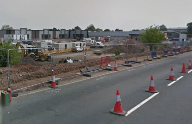 The Imperial Retail Park during construction. Pic: Google Streetview
