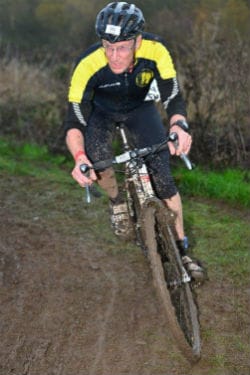 A member of Burntwood Triathlon Club in action