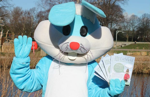 Beacon Park's Easter bunny