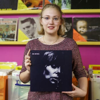 Customer Hannah with her favourite record