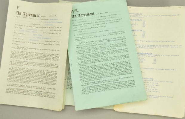 Gordon Banks contracts