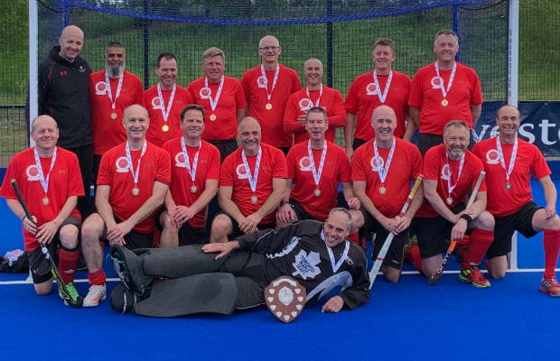 The victorious Lichfield Hockey Club team