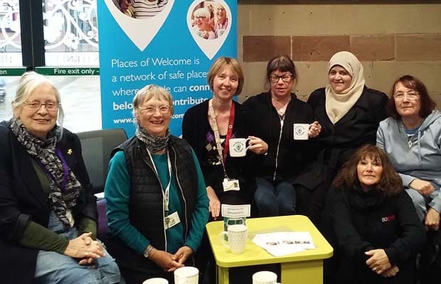 A Places of Welcome session at Lichfield Library