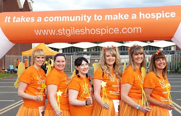 Laura Fitzgerald, Amy Hawksworth, Lucy Hill, Sarah Brown, Julie Brown and Cathy Calnan at the Solstice Walk