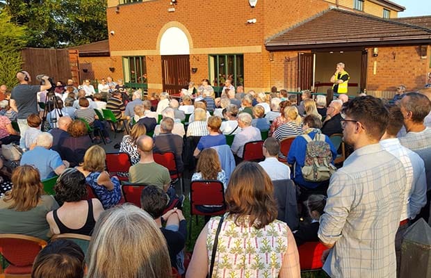 The public meeting over the future of Friary Grange Leisure Centre