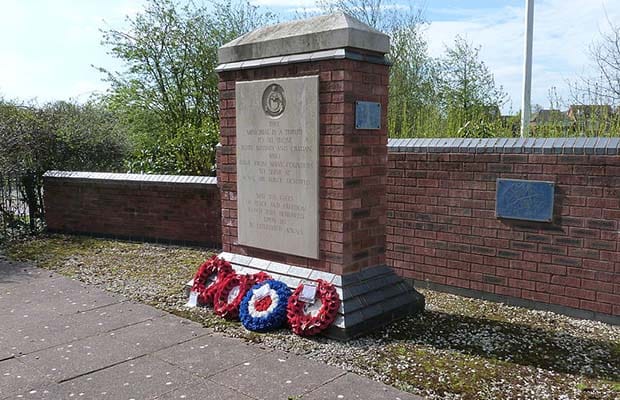 The RAF Lichfield memorial in Fradley. Pic: Steve Lightfoot
