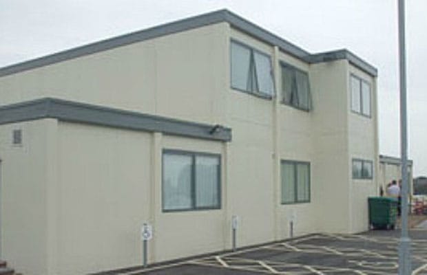 The 'temporary' health centre in Burntwood