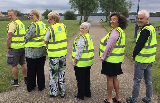 Members of the Chasewater Friends group