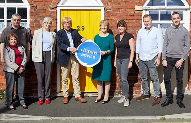 Michael Fabricant with members of the Citizens Advice team