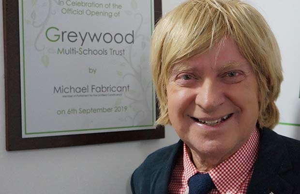 Michael Fabricant at the launch of the new trust