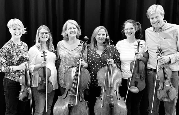 The City of Birmingham Symphony Orchestra's string ensemble