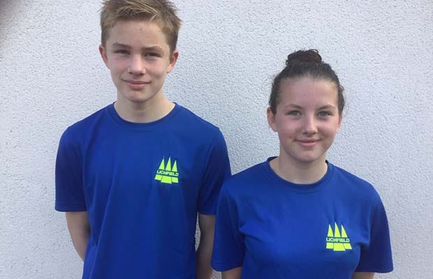 Ezra Lambert and Bryony Stephenson